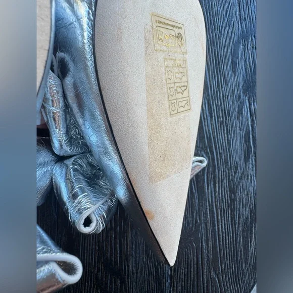 Jimmy Choo Women's Staz 70 Bow Slingback Pumps - Picture 6 of 9